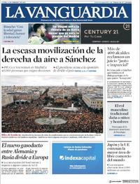 Portada La Vanguardia 2019-02-11