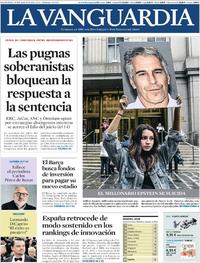 Portada La Vanguardia 2019-08-11