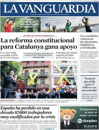 Portada La Vanguardia 2019-04-15