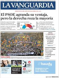 Portada La Vanguardia 2019-02-17