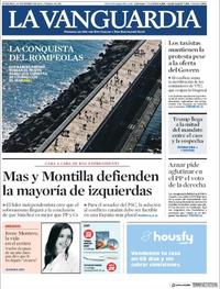 Portada La Vanguardia 2019-01-20