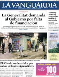 Portada La Vanguardia 2019-08-22