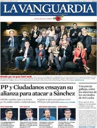 Portada La Vanguardia 2019-04-23