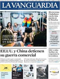 Portada La Vanguardia 2019-06-30