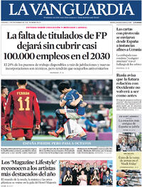 Portada La Vanguardia 2022-12-02