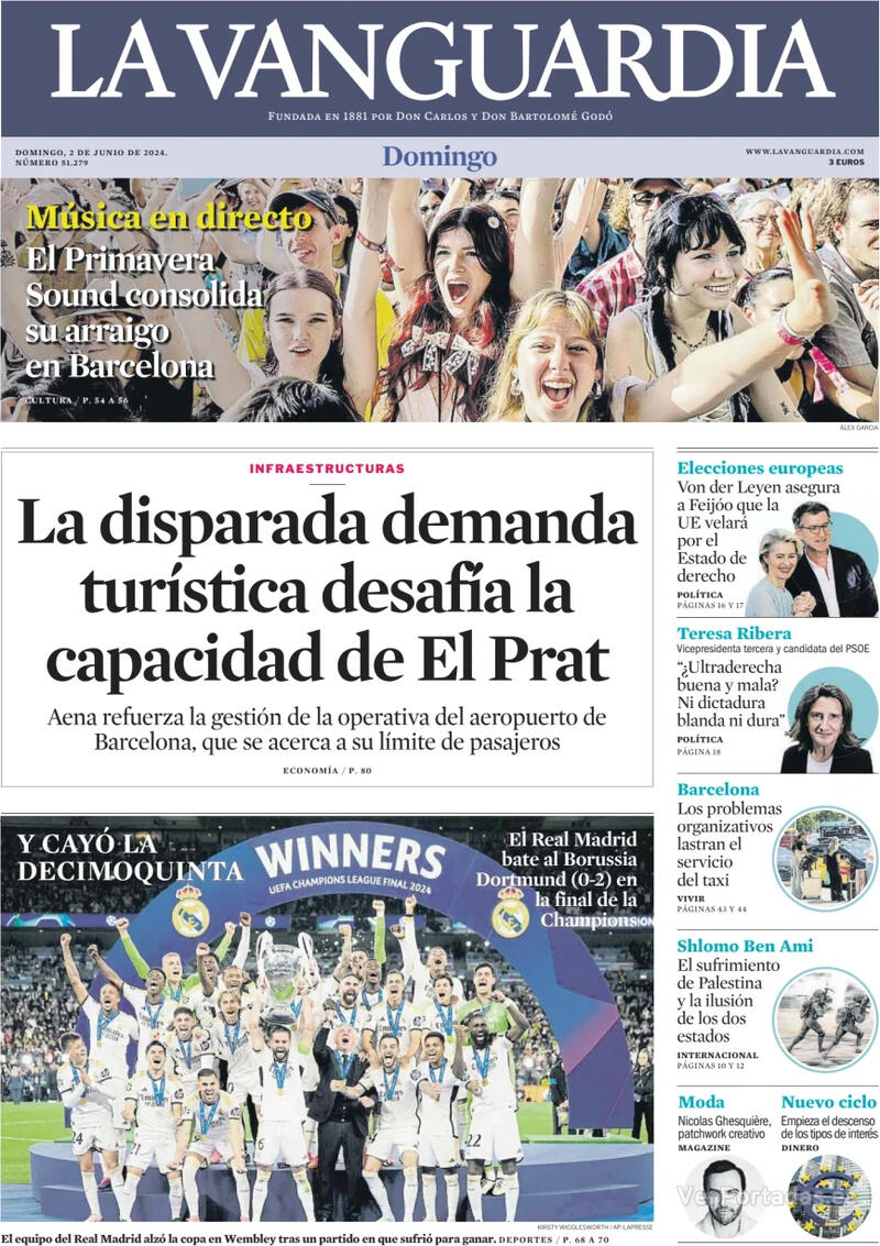 Portada El Correo 2024-06-02