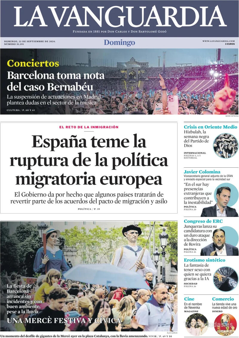 Portada El Correo 2024-09-22