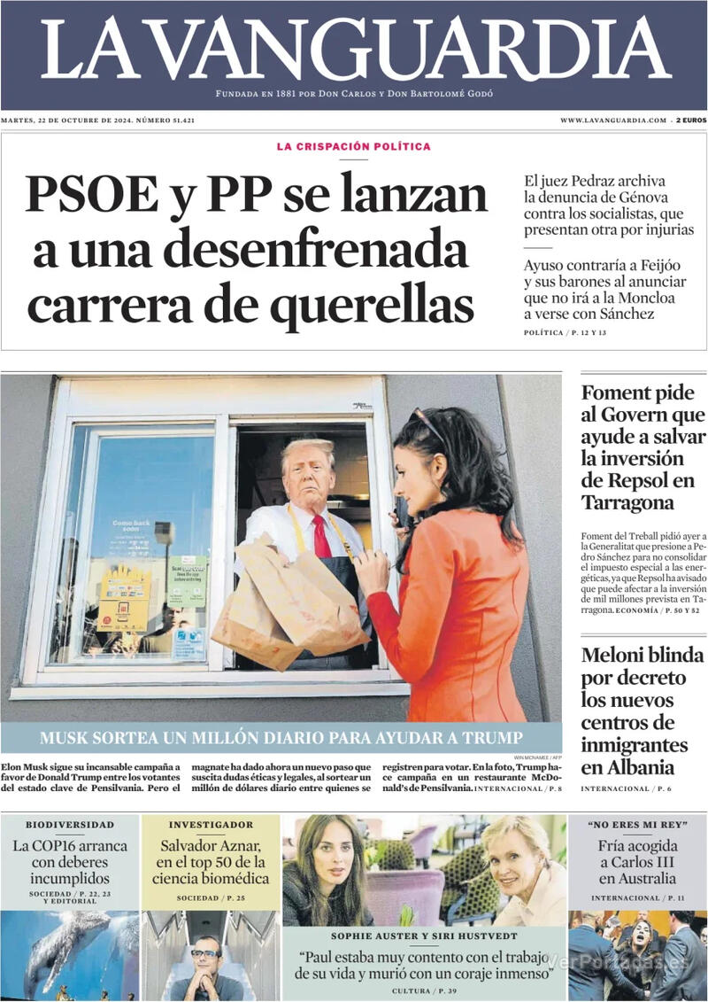 Portada El Correo 2024-10-22