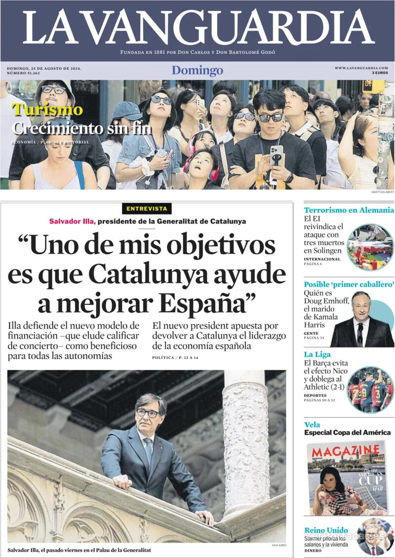 Portada El Correo 2024-08-25