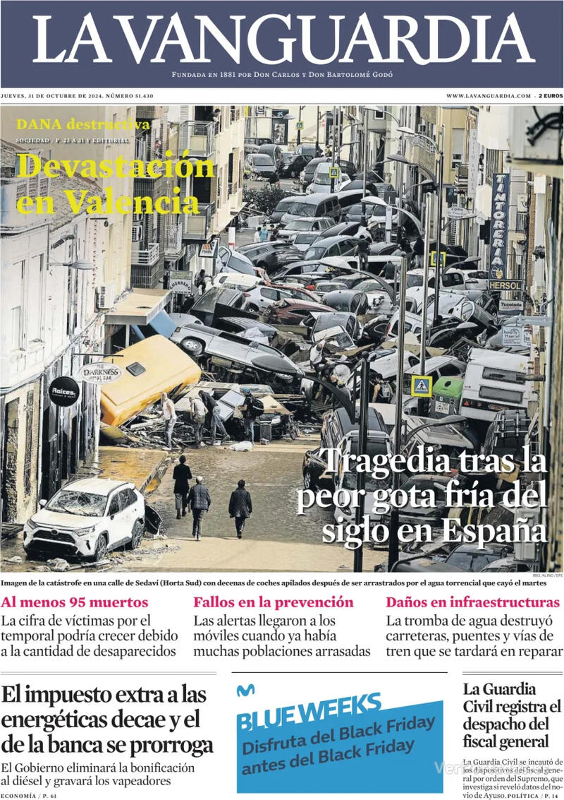 Portada El Correo 2024-10-31