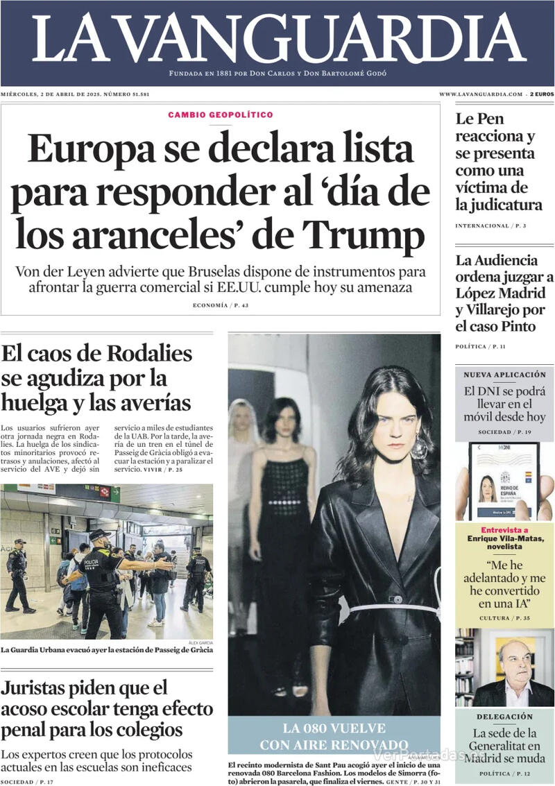 Portada El Correo 2025-04-02