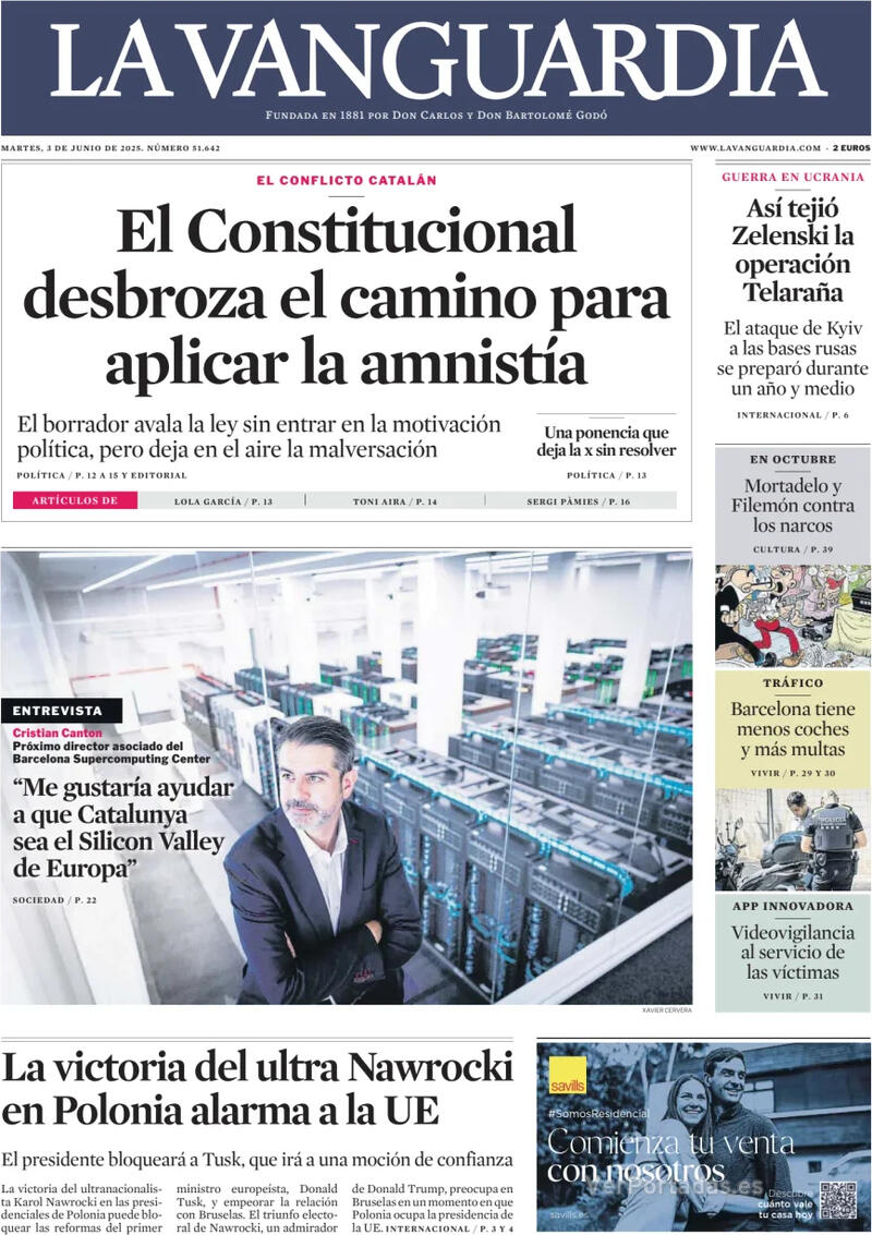 Portada El Correo 2025-06-03