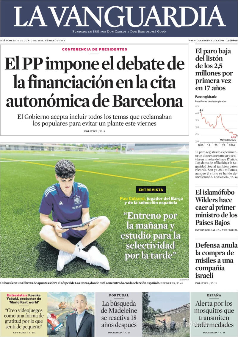 Portada El Correo 2025-06-04