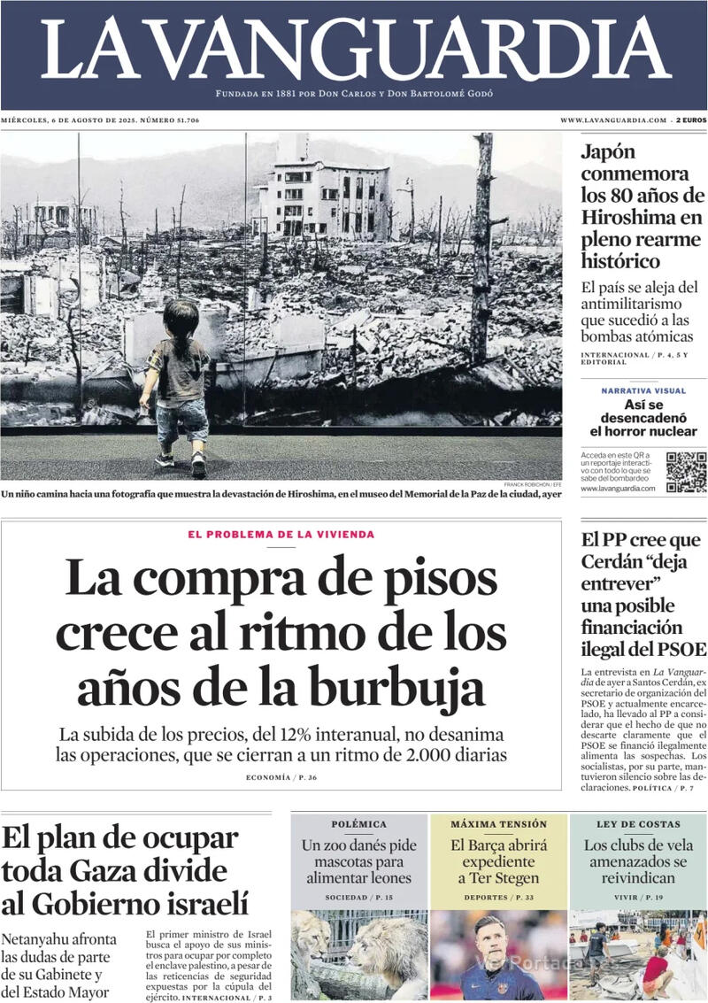 Portada El Correo 2025-08-06