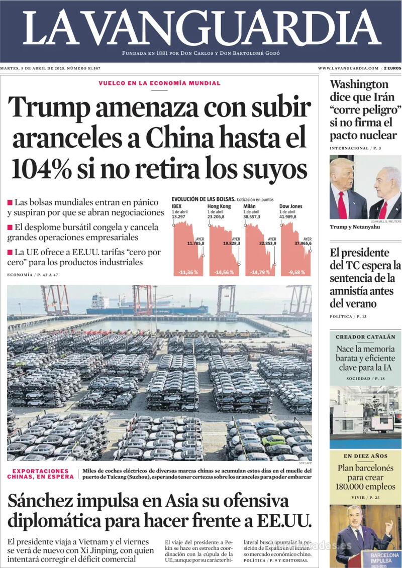 Portada El Correo 2025-04-08
