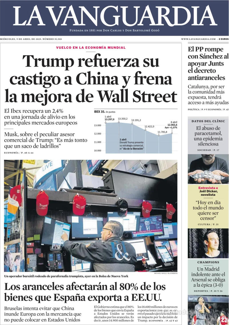 Portada El Correo 2025-04-09