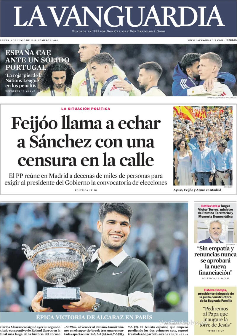 Portada El Correo 2025-06-09