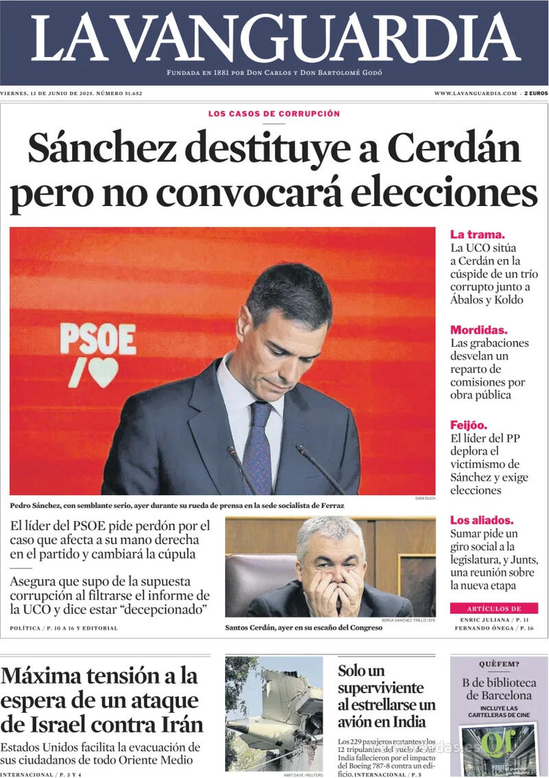 Portada El Correo 2025-06-13