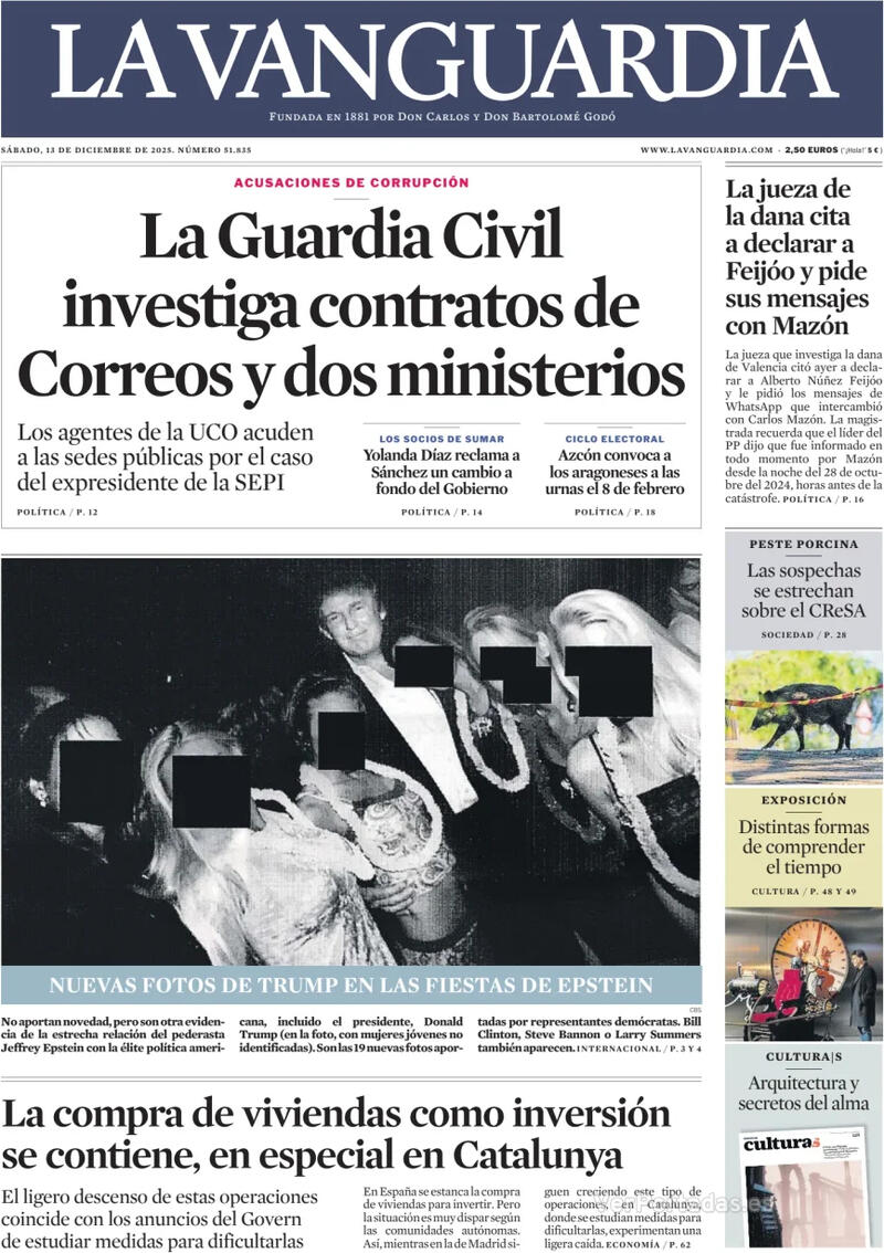Portada El Correo 2025-12-13