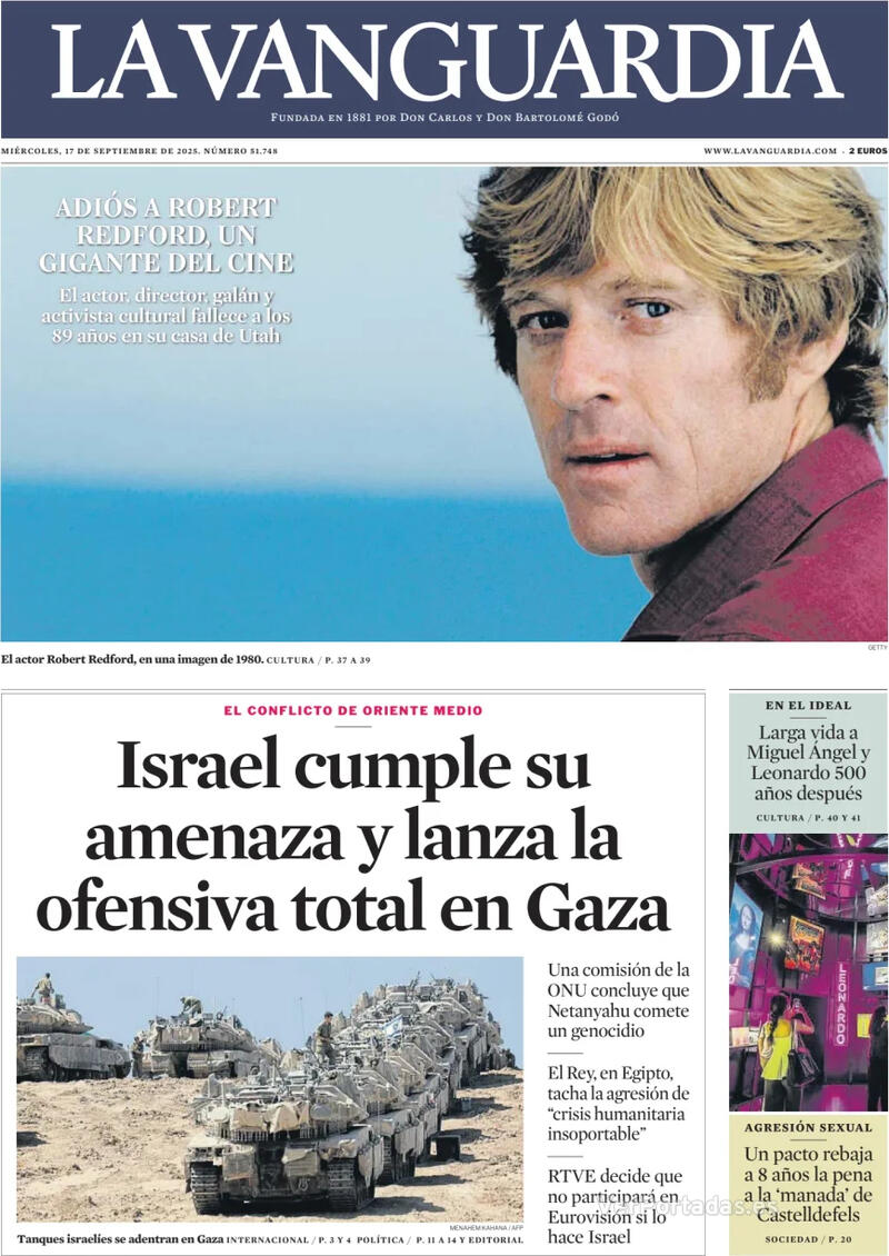Portada El Correo 2025-09-17