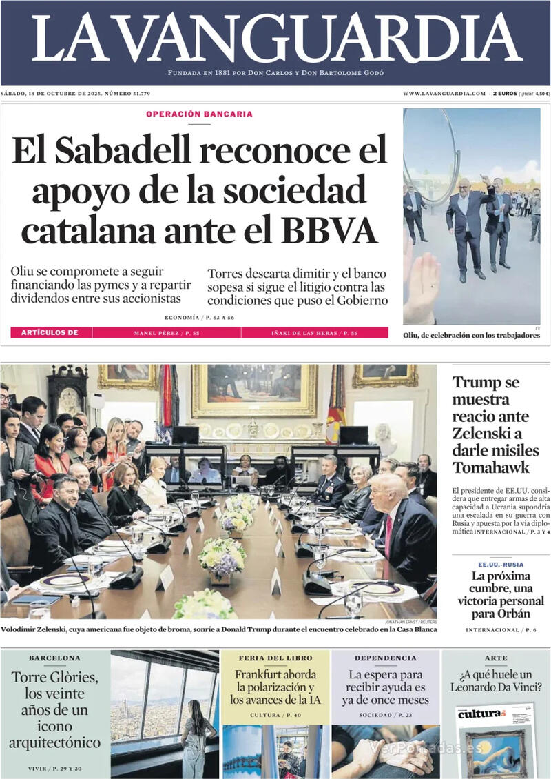 Portada El Correo 2025-10-18