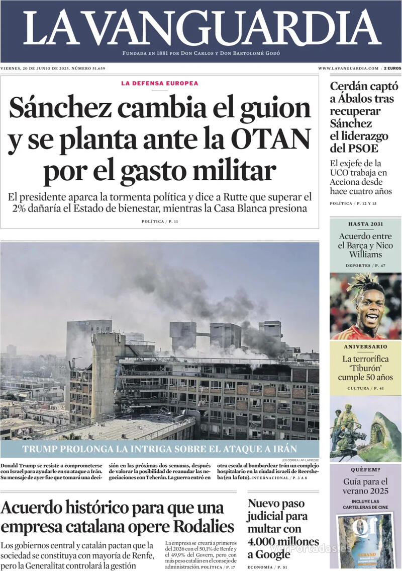 Portada El Correo 2025-06-20