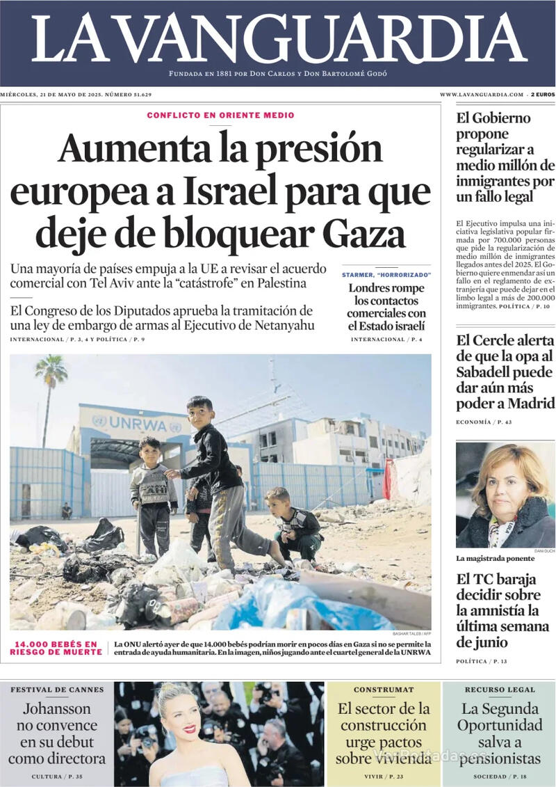 Portada El Correo 2025-05-21