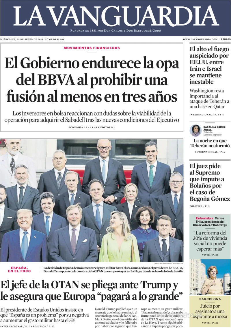 Portada El Correo 2025-06-25