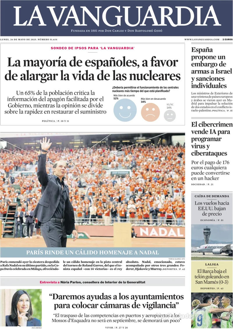Portada El Correo 2025-05-26
