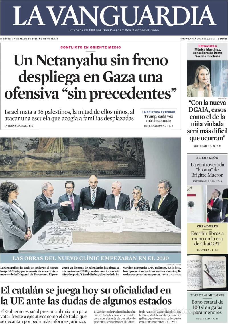 Portada El Correo 2025-05-27