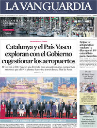 Portada La Vanguardia 2025-09-01