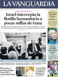 Portada La Vanguardia 2025-10-02
