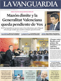 Portada La Vanguardia 2025-11-04
