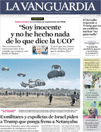 Portada periódico La Vanguardia