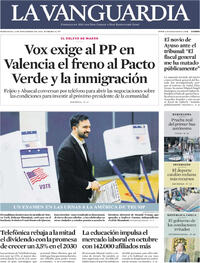 Portada La Vanguardia 2025-11-05