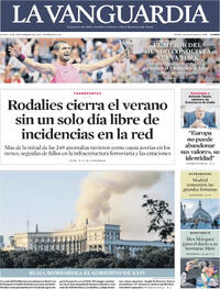 Portada La Vanguardia 2025-09-08