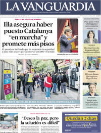 Portada La Vanguardia 2025-10-08
