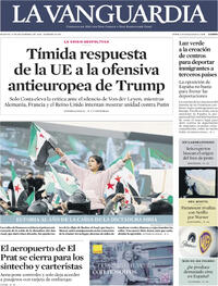 Portada La Vanguardia 2025-12-09