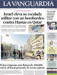 Portada La Vanguardia 2025-09-10