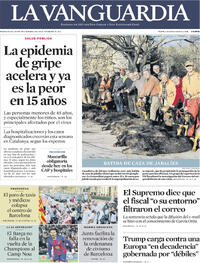 Portada La Vanguardia 2025-12-10