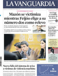 Portada La Vanguardia 2025-11-12