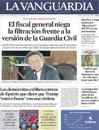 Portada La Vanguardia 2025-11-13