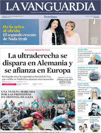 Portada La Vanguardia 2025-09-14