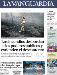 Portada La Vanguardia 2025-08-15