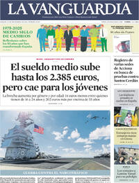Portada La Vanguardia 2025-11-15