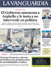 Portada La Vanguardia 2025-12-15