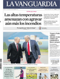 Portada La Vanguardia 2025-08-16