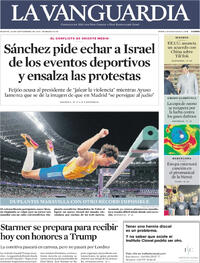 Portada La Vanguardia 2025-09-16