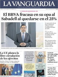 Portada La Vanguardia 2025-10-17