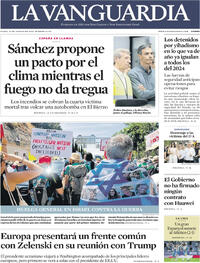 Portada La Vanguardia 2025-08-18
